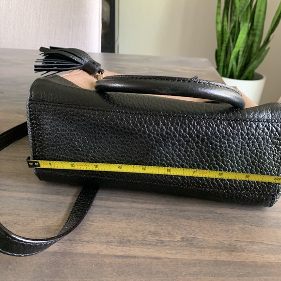 Kate Spade satchel in two tone - taupe and black. Is in pristine condition. - Picture 6 of 8